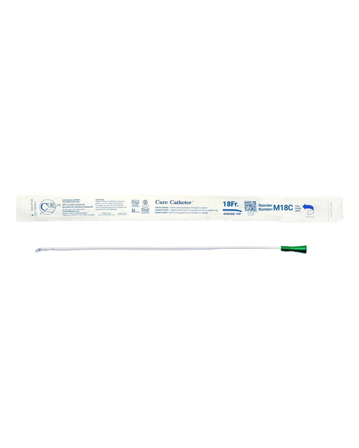 Cure Coude Catheter Tip 18Fr M18C - DMR