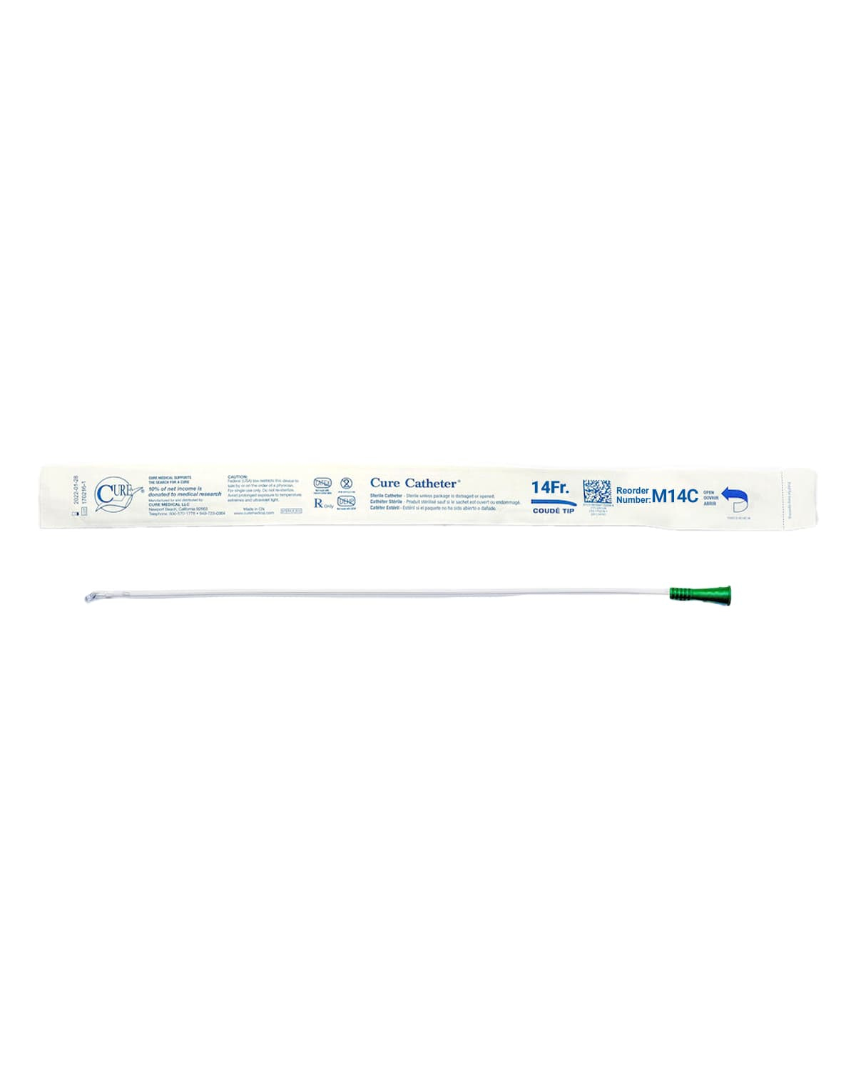 Cure Coude Catheter Tip 14Fr M14C - DMR